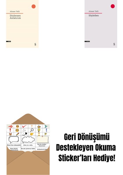 Dinlersen Anlatırım + Söylesen + Okuma Sticker'ları
