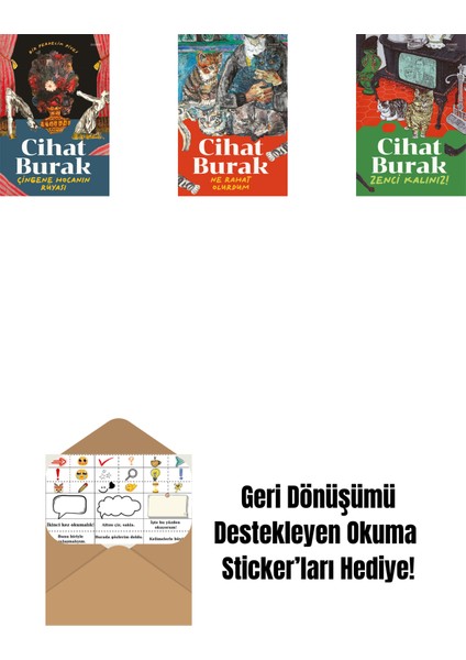 Çingene Hocanın Rüyası + Ne Rahat Olurdum + Zenci Kalınız + Okuma Sticker'ları