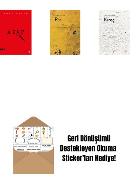 Azap + Pas + Kireç + Okuma Sticker'ları