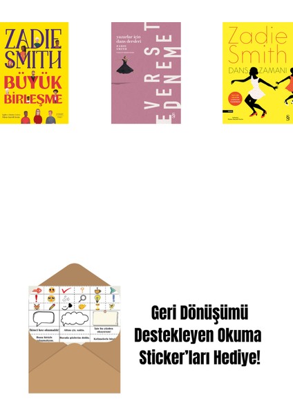 Büyük Birleşme + Yazarlar Için Dans Dersleri + Dans Zamanı + Okuma Sticker'ları