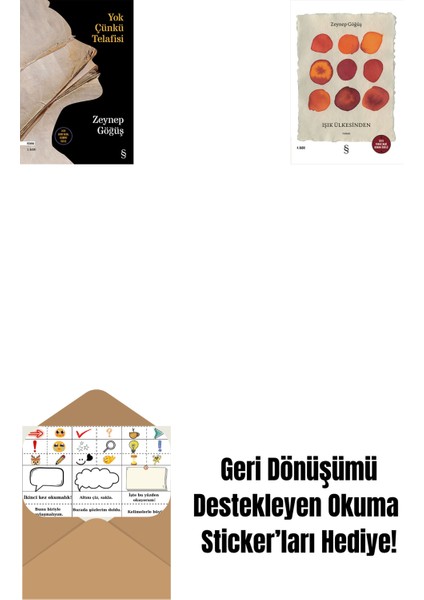 Yok Çünkü Telafisi + Işık Ülkesinden + Okuma Sticker'ları
