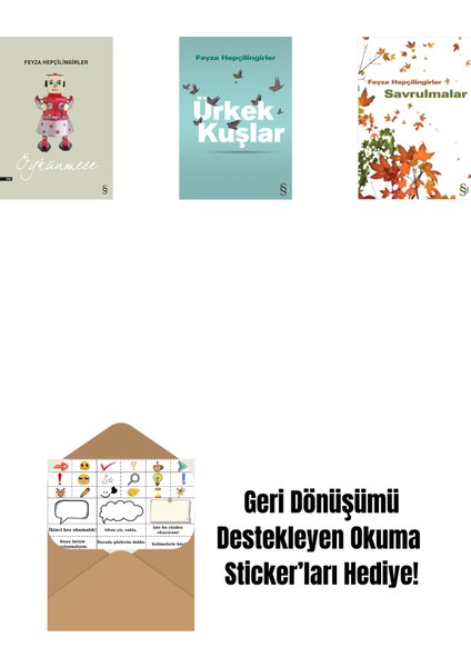 Öykünmece + Ürkek Kuşlar + Savrulmalar + Okuma Sticker'ları