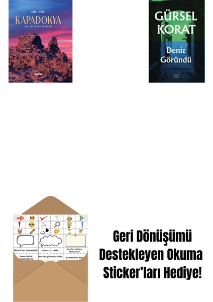Kapadokya (Ciltli) + Deniz Göründü + Okuma Sticker'ları