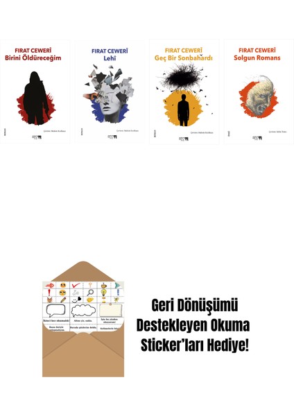 Fırat Ceweri 4 Kitap Set + Okuma Sticker'ları