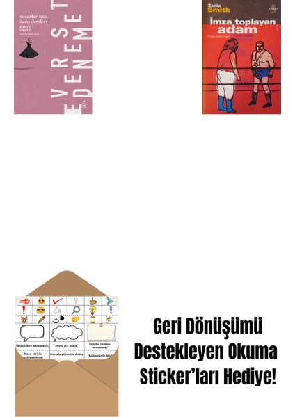Yazarlar Için Dans Dersleri + Imza Toplayan Adam + Okuma Sticker'ları