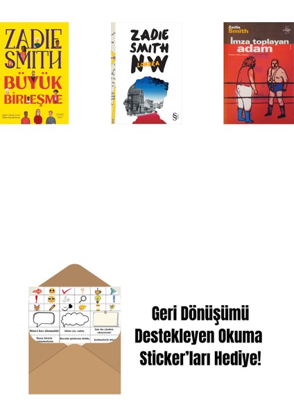 Büyük Birleşme + Nw, Londra + Imza Toplayan Adam + Okuma Sticker'ları