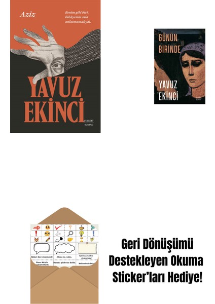 Aziz + Günün Birinde + Okuma Sticker'ları