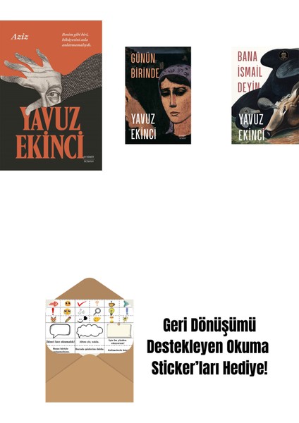 Aziz + Günün Birinde + Bana Ismail Deyin + Okuma Sticker'ları