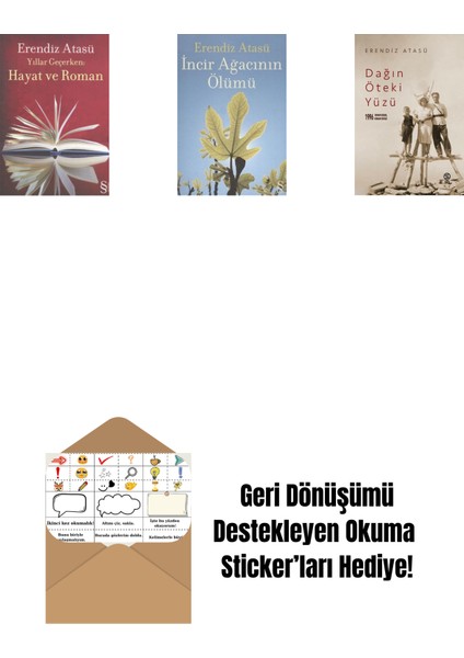 Yıllar Geçerken: Hayat ve Roman + Incir Ağacının Ölümü + Dağın Öteki Yüzü + Okuma Sticker'ları