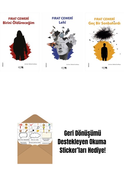 Birini Öldüreceğim + Lehî + Geç Bir Sonbahardı + Okuma Sticker'ları