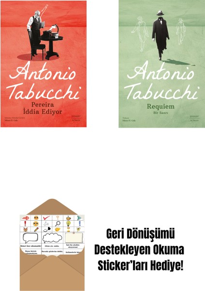 Pereira Iddia Ediyor + Requiem + Okuma Sticker'ları
