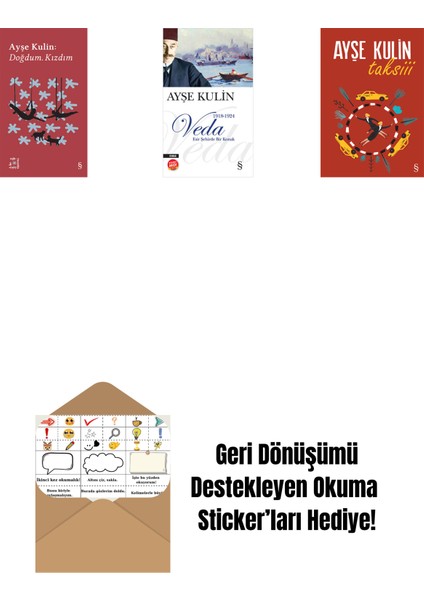 Everest Açıkhava 19 - Doğdum. Kızdım + Veda (Midi Boy) + Taksiii + Okuma Sticker'ları