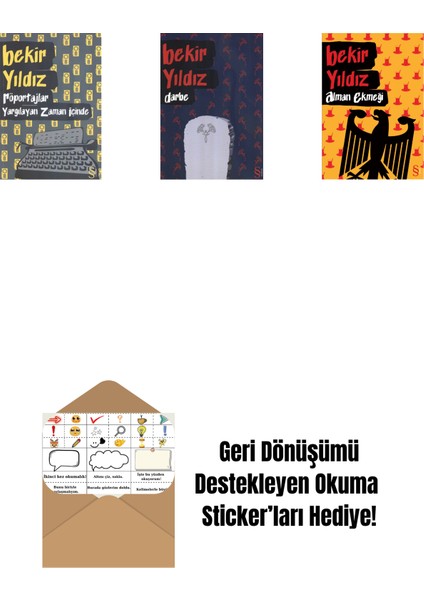 Röportajlar: Yargılayan Zaman Içinde + Darbe + Alman Ekmeği + Okuma Sticker'ları