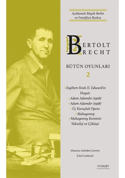 Üç Kuruşluk Opera + Bertolt Brecht - Bütün Oyunları 2 (Ciltli) + Bertolt Brecht - Bütün Oyunları 1 + Okuma Sticker'ları
