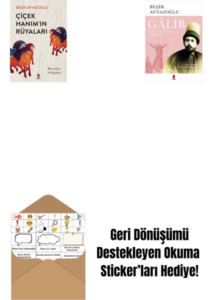 Çiçek Hanımın Rüyaları + Gâlib - Kuğunun Son Şarkısı + Okuma Sticker'ları