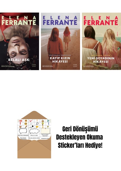 Belalı Aşk + Kayıp Kızın Hikayesi + Yeni Soyadının Hikâyesi + Okuma Sticker'ları