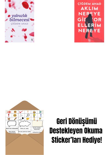 Yalnızlık Bilmecesi + Aklım Nereye Gidiyor Ellerim Nereye + Okuma Sticker'ları
