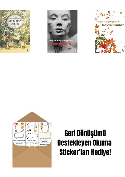 Atascadero'nun Sincapları + Tanrıkadın + Savrulmalar + Okuma Sticker'ları