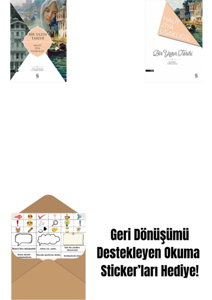Bir Yazın Tarihi + Bir Yazın Tarihi + Okuma Sticker'ları