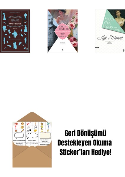 Mai ve Siyah + Kırık Hayatlar - Özgün Metin + Aşk-I Memnu + Okuma Sticker'ları