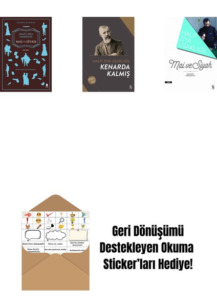 Mai ve Siyah + Kenarda Kalmış + Mâi ve Siyah + Okuma Sticker'ları