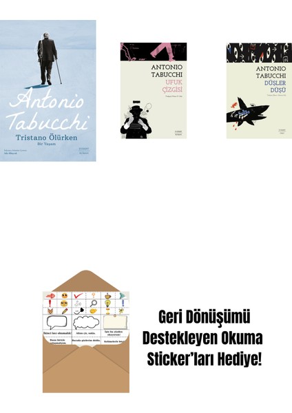 Tristano Ölürken + Ufuk Çizgisi + Düşler Düşü + Okuma Sticker'ları