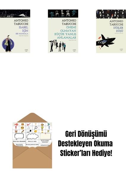 Isabel Için Bir Mandala + Önemi Olmayan Küçük Yanlış Anlamalar + Düşler Düşü + Okuma Sticker'ları
