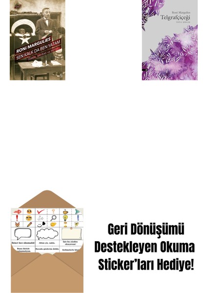 Sen Kalk Da Ben Yatam + Telgrafçiçeği + Okuma Sticker'ları