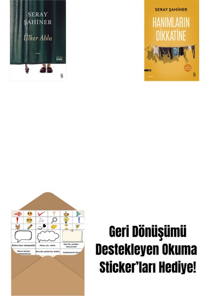 Ülker Abla + Hanımların Dikkatine + Okuma Sticker'ları