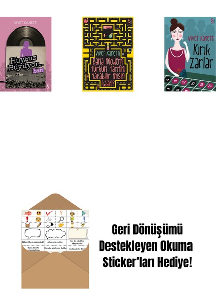 Huysuz Büyüyor... + Bana Modern Türkün Tarifini Yapabilir Misin Kaan? + Kırık Zarlar + Okuma Sticker'ları