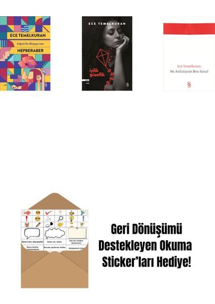 Hepberaber + Iyilik Güzellik + Ne Anlatayım Ben Sana! + Okuma Sticker'ları