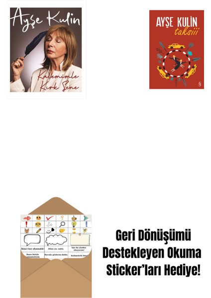 Kalemimle Kırk Sene (Ciltli) + Taksiii + Okuma Sticker'ları