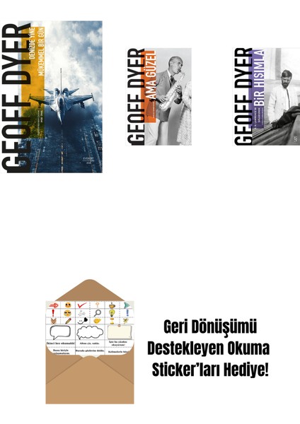 Denizde Yine Mükemmel Bir Gün + Ama Güzel + Bir Hışımla + Okuma Sticker'ları