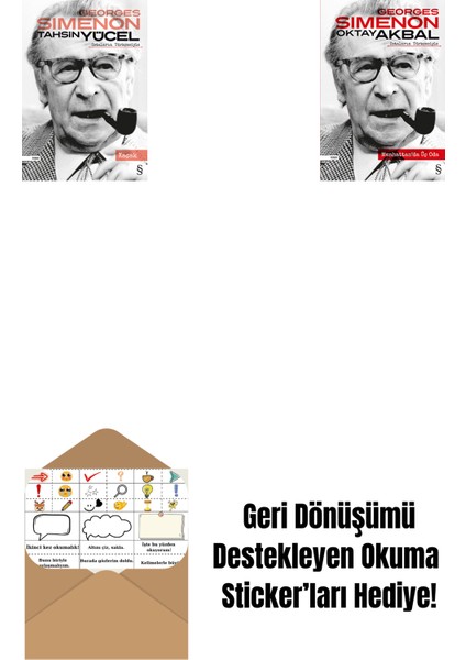 Kaçak + Manhattan'da Üç Oda + Okuma Sticker'ları