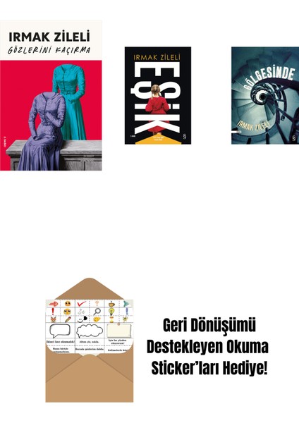 Gözlerini Kaçırma + Eşik + Gölgesinde + Okuma Sticker'ları