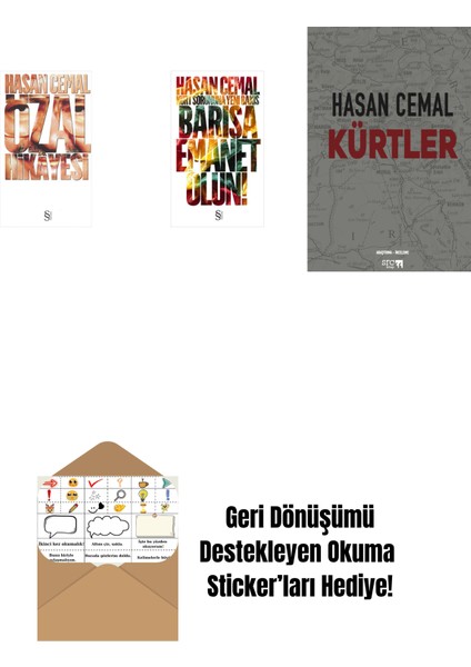Özal Hikâyesi + Barışa Emanet Olun + Kürtler + Okuma Sticker'ları
