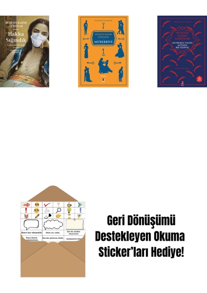 Hakka Sığındık + Mürebbiye + Kuyruklu Yıldız Altında Bir Izdivaç + Okuma Sticker'ları