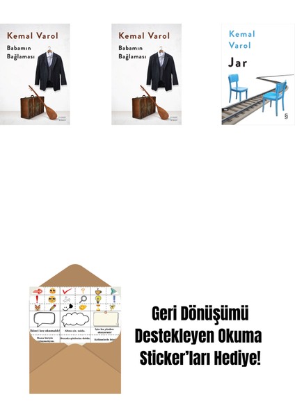 Babamın Bağlaması (Ciltli) + Babamın Bağlaması + Jar + Okuma Sticker'ları