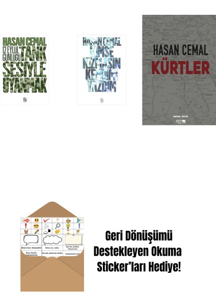 Tank Sesiyle Uyanmak + Kimse Kızmasın Kendimi Yazdım + Kürtler + Okuma Sticker'ları