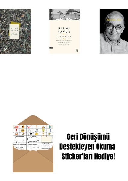 Talan Şiirleri (Ciltli) + Defterler + Büyü’sün Yaz! (Ciltli) + Okuma Sticker'ları