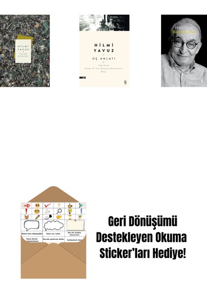 Talan Şiirleri + Üç Anlatı + Büyü’sün Yaz! (Ciltli) + Okuma Sticker'ları
