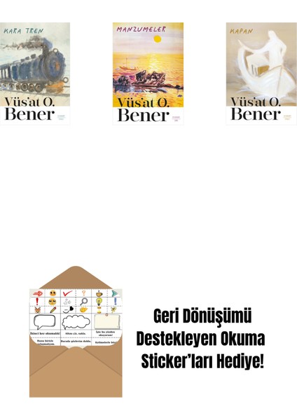 Kara Tren + Manzumeler + Kapan + Okuma Sticker'ları