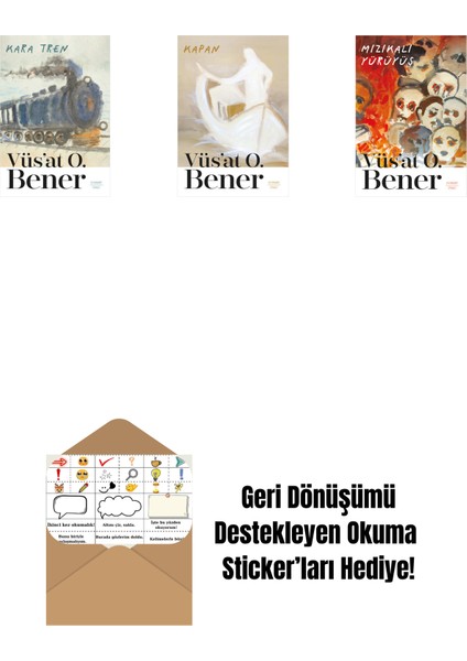 Kara Tren + Kapan + Mızıkalı Yürüyüş + Okuma Sticker'ları
