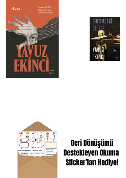 Aziz + Sırtımdaki Ölüler + Okuma Sticker'ları