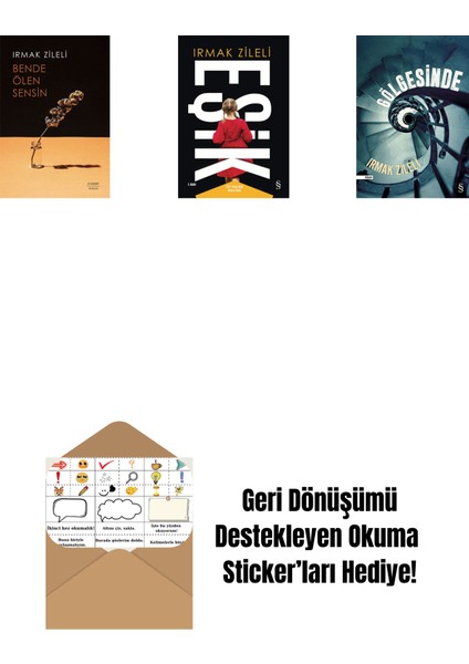 Bende Ölen Sensin + Eşik + Gölgesinde + Okuma Sticker'ları