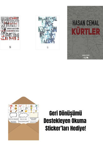 Cumhuriyet'i Çok Sevmiştim ! + Kimse Kızmasın Kendimi Yazdım + Kürtler + Okuma Sticker'ları