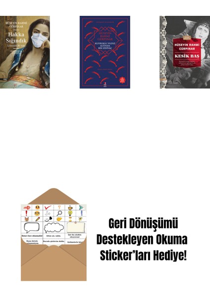 Hakka Sığındık + Kuyruklu Yıldız Altında Bir Izdivaç + Kesik Baş (Günümüz Türkçesiyle) + Okuma Sticker'ları