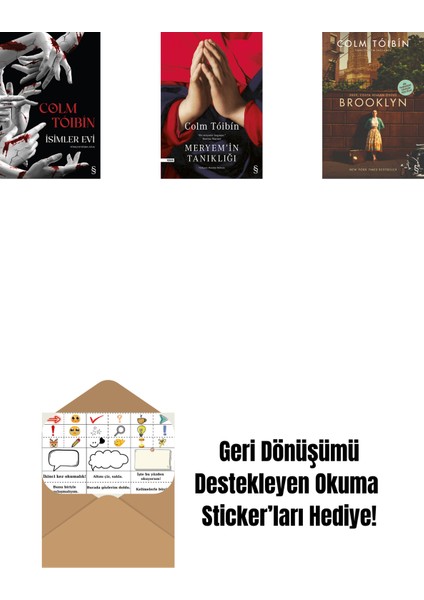 Isimler Evi + Meryem'in Tanıklığı + Brooklyn + Okuma Sticker'ları