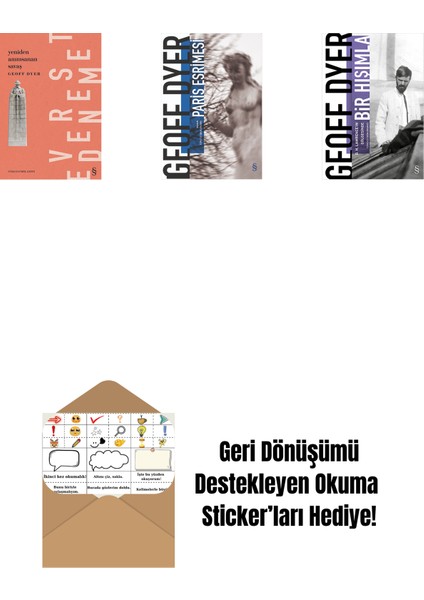 Yeniden Anımsanan Savaş + Paris Esrimesi + Bir Hışımla + Okuma Sticker'ları