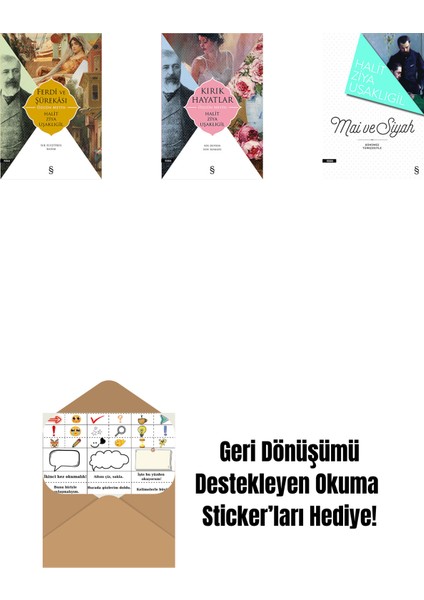 Ferdi ve Şürekası + Kırık Hayatlar - Özgün Metin + Mâi ve Siyah + Okuma Sticker'ları